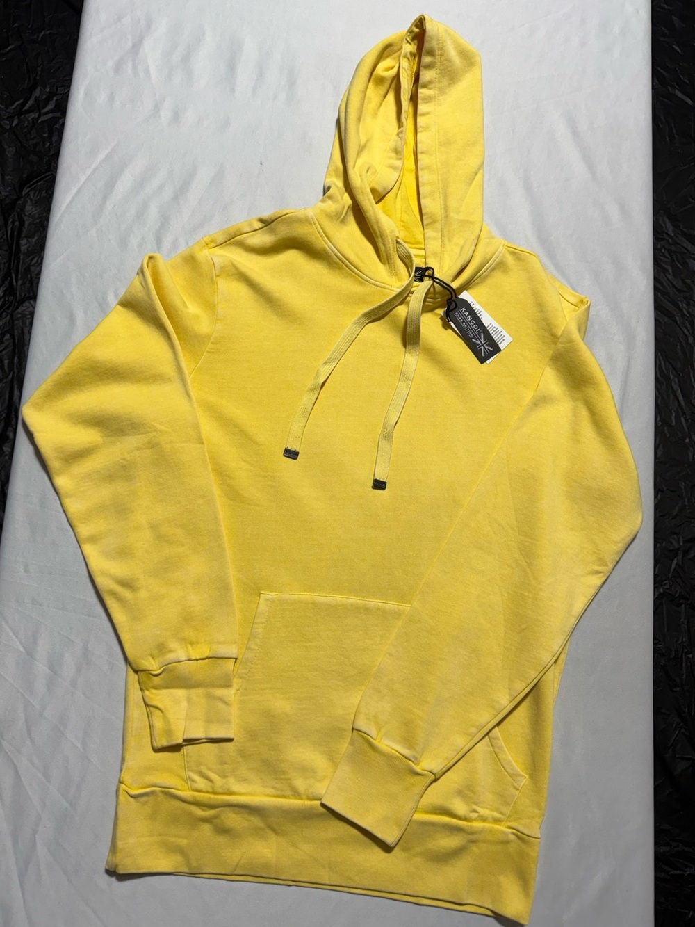 Kangol Sunlit Yellow Hooded Sweatshirt